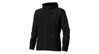 chaqueta cortavientos mizuno active alpha negra para hombre