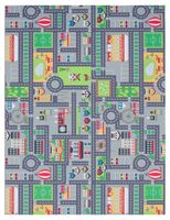 alfombra infantil bini gris  100x200 cm