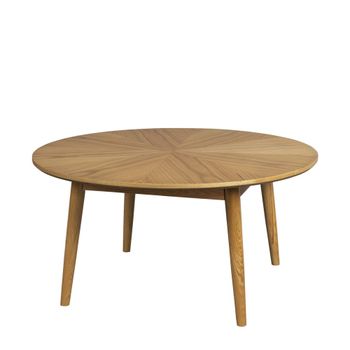 Mesa de centro de madera marrón
