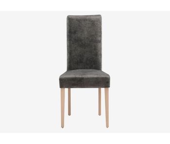 Silla de comedor velvet terciopelo gris