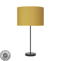 sobremesa alto 1xe27 negro amarillo 63x30x30cm moda