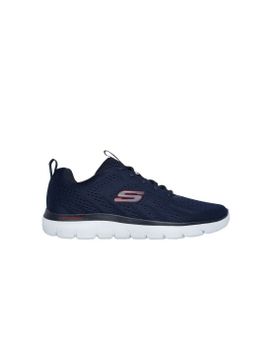 Zapatillas Skechers Summits - Torre Hombre Navy /Red Trim