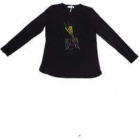 cafe noir camiseta manga larga jt834 para mujer