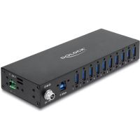 hub delock 10 puertos usb 5 gbps modelo 60792 con montaje industrial