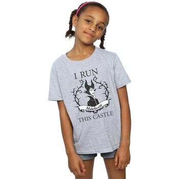 Maleficent Camiseta I Run This Castle para niña