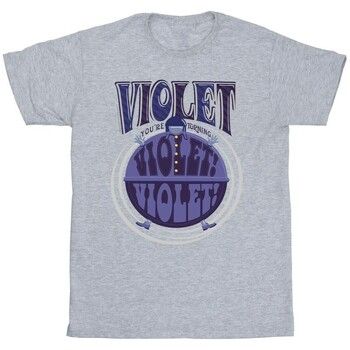Willy Wonka Camiseta Violet Turning Violet para niña