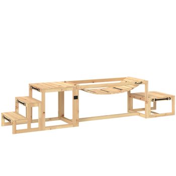 PawHut Equipos de entrenamiento de agilidad para perros kit de equipamiento de agilidad para perros 3 piezas en madera maciza   Aosom España