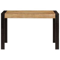 mesa de comedor  mesa de cena madera maciza de mango 120x60x76 cm