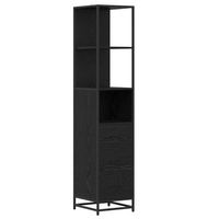juego de muebles de bano roble negro 35 x 375 x 166 cm vidaxl
