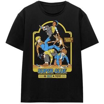 Steven Rhodes Camiseta Superglue Is Not A Toy para hombre
