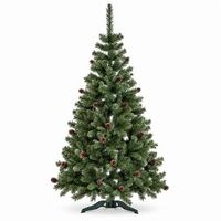 arbol de navidad abeto con pinas 220 cm