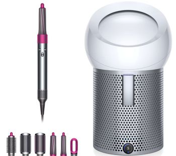 DYSON Airwrap Complete Hair Styler & Pure Cool Me Air Purifier Bundle, Fuchsia