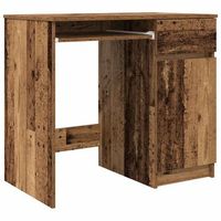 escritorio  mesa de trabajo de madera vieja 86x49x76 cm madera de ingenieria