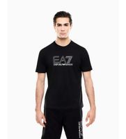 ea7 para hombre 7m001307af10375 camiseta visibility negro 3xl casual algodon manga corta