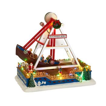 Barco Navideño Led Buccaneer Con Música Y Movimiento