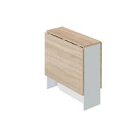 mesa abatible fores fly 78x31x77 cm - bicolor
