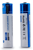 pila recargable energy aaa pack 2