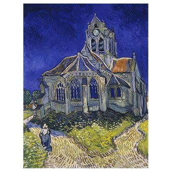 Cuadro Lienzo, Impresión Digital - Iglesia De Auvers - 60x80cm