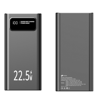 LEOTEC POWERBANK 30000MAH 22,5W PD20W NEG (1 USB-C+4USB-A INC USB-A A USB-C)
