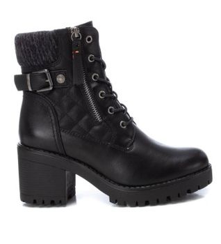Refresh para mujer. 17231001-NEGRO Botines 172310 negro (37), 5 a 8cm, Cordones, Cremallera, Casual