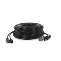 safire cable rg59 combinado coaxial y alimentacion bnc 40 m negro