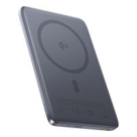 power bank baseus picogo ultra-slim qi2 10000 mah cargador inalambrico 27 w gris