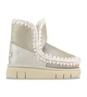 mou para mujer mufw531002b botines de piel eskimo 18 bounce plateado dorado 36 plata 5 a 8cm ninguno casual