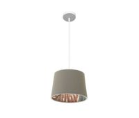 lampara de techo metal color gris serie tunez 30cm