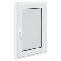 ventana de sotano risor 60 x 90 cm pvc y vidrio blanco vidaxl