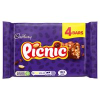 cadbury picnic bars 4 pack