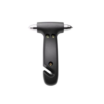 ENERFERO-Martillo de Seguridad 3 EN 1,Mini Martillo de Emergencia para Coche,Herramienta Multifuncional para Coche Con Cortador De Cinturón De Seguridad Y Rompe Ventanas