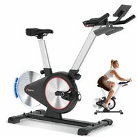 bicicleta de spinning estatica sperax con resistencia magnetica silenciosa y ajustable asiento comodo y manillar antideslizante r ideal para entrenamiento en casa