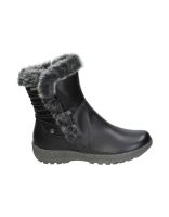 botines de piel negros c tapioca t711-11 para mujer 39