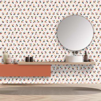 Papel pintado píxel geométrico  52x1000cm
