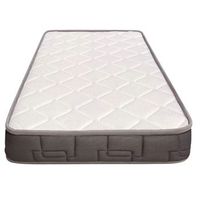 colchon infantil morfeo de 190x90 con certificado oeko-tex  certipur y tejido strech blanco