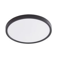 lampara de techo led de plastico negro