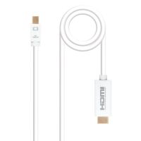 nanocable cable conversor mini displayport a hdmi 2m