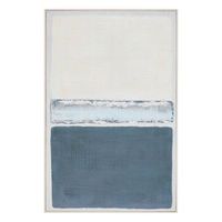 lienzo pintado enmarcado jimena azul 116x75cm