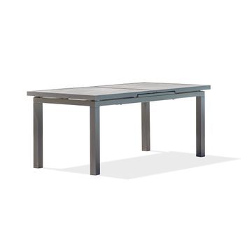 Mesa De Jardín De Aluminio  Y Tablero Cerámica
