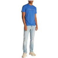 tommy jeans camiseta camiseta linear logo hombre para hombre