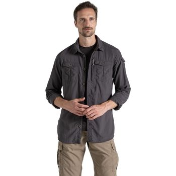 Craghoppers Camisa manga larga Adventure III para hombre