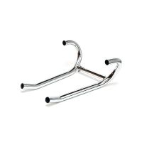 tubo de escape bmw r boxer 2v 40mm kit tubo cruzado cromo