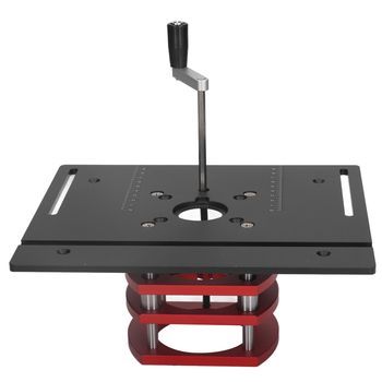 Kit Del Sistema De Elevación De Ropa: Elevación Manual Para Mesa De Ropa, Con Placa Base De Inserción (negra)