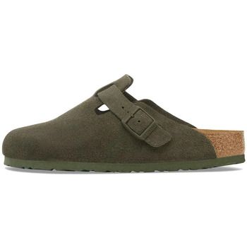 BIRKENSTOCK Zuecos Boston Suede Leather Narrow Thyme para hombre