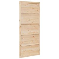 puerta corrediza natural 100 x 25 x 208 cm vidaxl