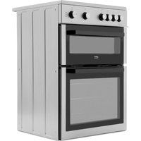 beko xtc611s 60 cm electric cooker - silver silver