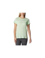 camiseta de montana columbia trekr graphic verde mujer