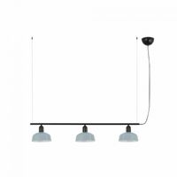 lampara colgante lineal tatawin s metal 3 luces