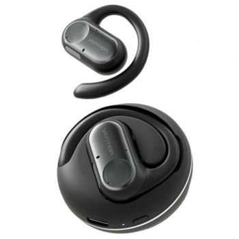 Auriculares Vention inalámbricos bluetooth 5.3 Open Ear OpenBeat O11 negros con estuche de carga