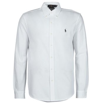 Polo Ralph Lauren Camisa manga larga CAMISA AJUSTADA CON CUELLO ABOTONADO EN POLO FEATHERWEIGHT para hombre